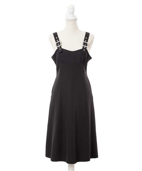 DearMyLoveRose（ディアマイラブローズ）の「オーナメントバックルジャンスカワンピース（ジャンパースカート・レディース・ライトグレー/ブラック/ブラック系その他/グレー系その他・MEDIUM/LARGE/X-LARGE/XX-LARGE）」の12枚目の写真