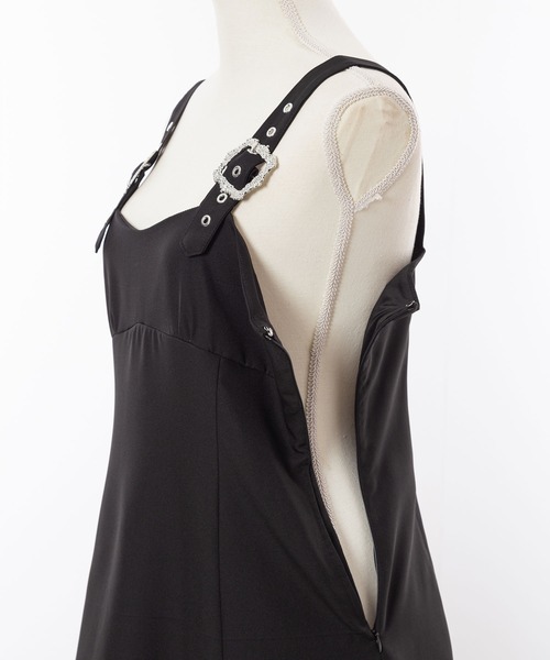 DearMyLoveRose（ディアマイラブローズ）の「オーナメントバックルジャンスカワンピース（ジャンパースカート・レディース・ライトグレー/ブラック/ブラック系その他/グレー系その他・MEDIUM/LARGE/X-LARGE/XX-LARGE）」の21枚目の写真