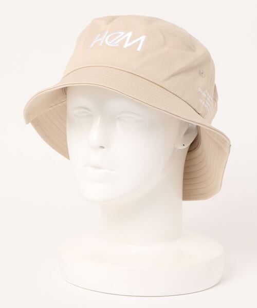 HeM（ヘム）の「【 HeM / ヘム 】 フロント ロゴ 刺繍 バケットハット（ハット・メンズ・ホワイト/ブラック/ベージュ/ホワイト系その他/ブラック系その他/ネイビー系1・FREE）」の11枚目の写真