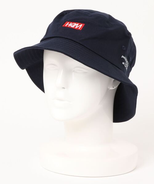 HeM（ヘム）の「【 HeM / ヘム 】 フロント ロゴ 刺繍 バケットハット（ハット・メンズ・ホワイト/ブラック/ベージュ/ホワイト系その他/ブラック系その他/ネイビー系1・FREE）」の13枚目の写真
