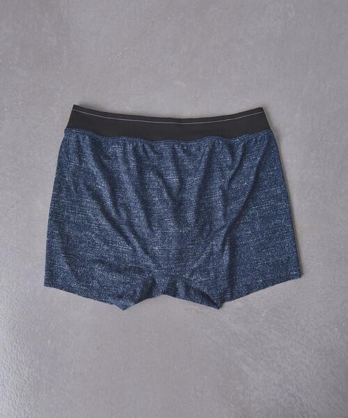 UNITED ARROWS（ユナイテッドアローズ）の「▲＜SEEK（シーク）＞ CUT OFF DENIM  メッシュ ボクサーパンツ　■■■（ボクサーパンツ・メンズ・ネイビー/ライトブルー・MEDIUM/LARGE）」の3枚目の写真