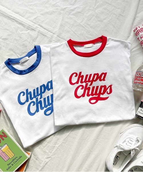 chuu（チュー）の「SONYUNARA キャンディーポップクロップ半袖Tシャツ（Tシャツ/カットソー・レディース・ブラック/ブルー/レッド・FREE）」の5枚目の写真