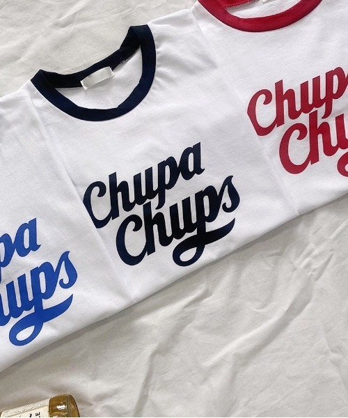 chuu（チュー）の「SONYUNARA キャンディーポップクロップ半袖Tシャツ（Tシャツ/カットソー・レディース・ブラック/ブルー/レッド・FREE）」の4枚目の写真