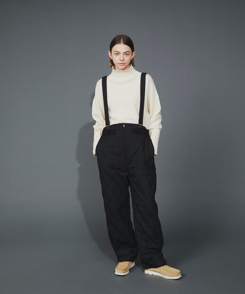 F/CE. (エフシーイー)の「F/CE. WOOL QUILT DECK PT / エフシーイー ウールキルト デッキパンツ(その他パンツ・レディース・ブラック/ベージュ・FREE)」の2枚目の写真