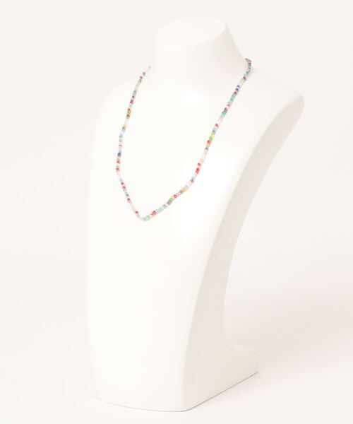 WHO'S WHO gallery(フーズフーギャラリー)の「キラキラビーズネックレス(ネックレス・レディース・マルチ・FREE)」の6枚目の写真