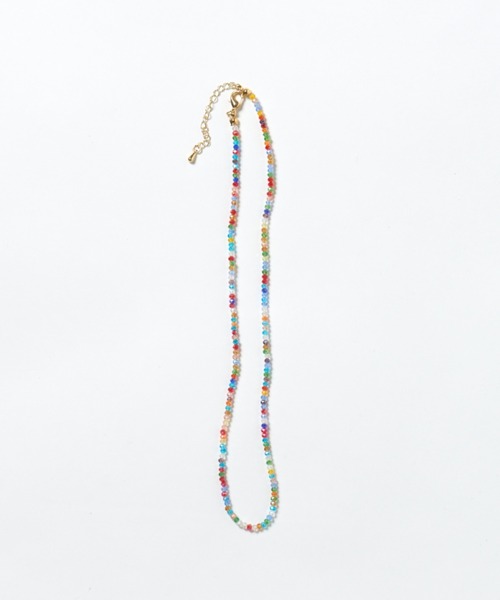 WHO'S WHO gallery(フーズフーギャラリー)の「キラキラビーズネックレス(ネックレス・レディース・マルチ・FREE)」の3枚目の写真