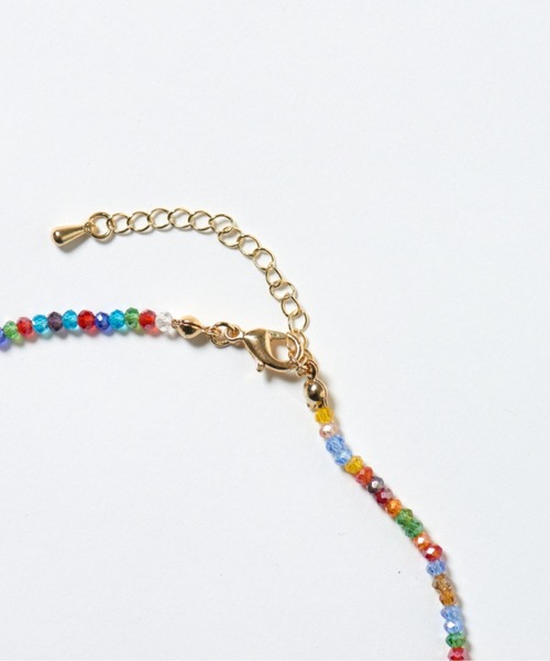 WHO'S WHO gallery(フーズフーギャラリー)の「キラキラビーズネックレス(ネックレス・レディース・マルチ・FREE)」の4枚目の写真