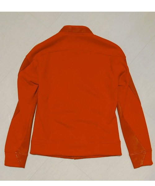 C DIEM（カルペディエム）の「C DIEM/カルペディエム/STRECH LEATHER SE-RIDERSストレッチレザーライダース(MSO-21024)（ライダースジャケット・メンズ・ブラック/オレンジ・SMALL/MEDIUM/LARGE）」の8枚目の写真