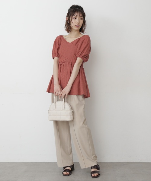 値下げ]fumika uchida エンブロイダリーバックオープンチュニック