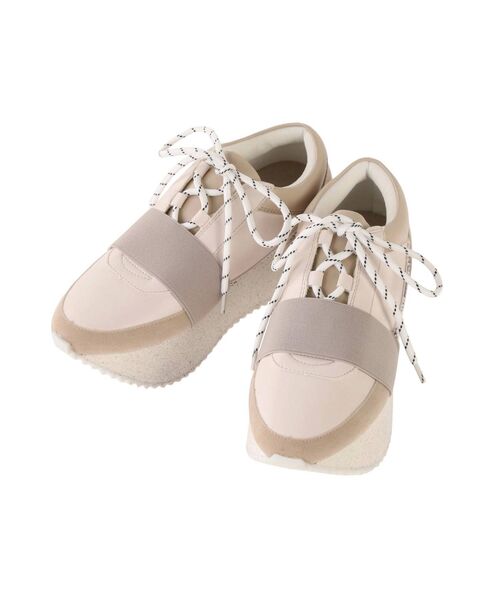 ELENDEEK（エレンディーク）の「プラットフォームスニーカー（スニーカー・レディース・その他1/その他2/ライトベージュ/ブラック・1/2/3）」の7枚目の写真