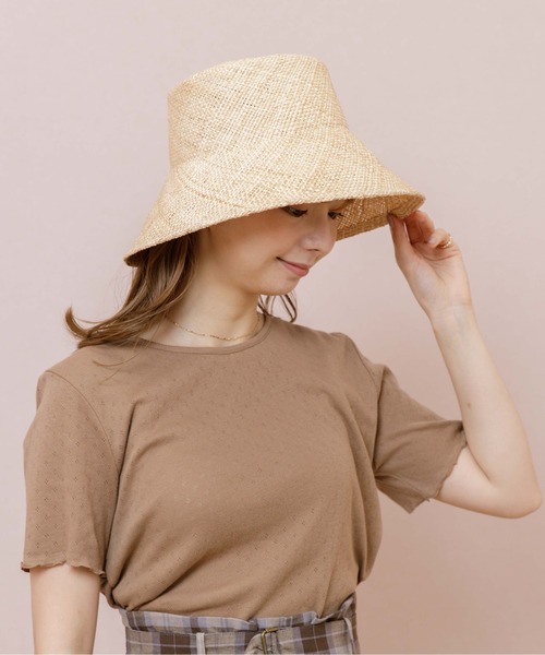 flower（フラワー）の「サマーバケットハット（ハット・レディース・ベージュ・FREE）」の3枚目の写真