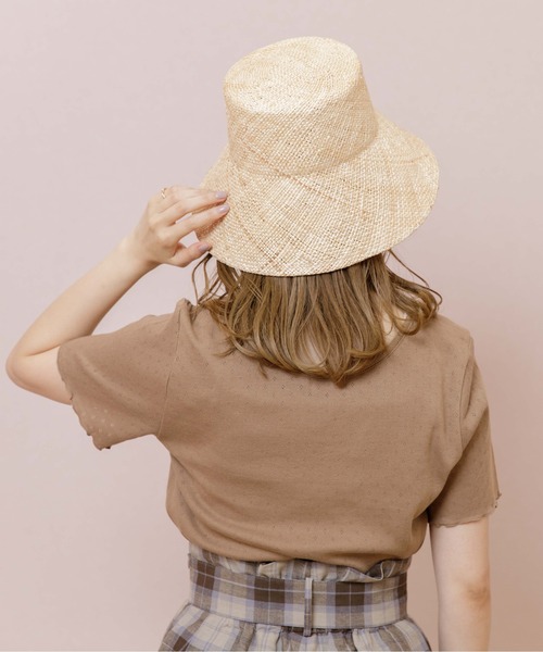 flower（フラワー）の「サマーバケットハット（ハット・レディース・ベージュ・FREE）」の2枚目の写真