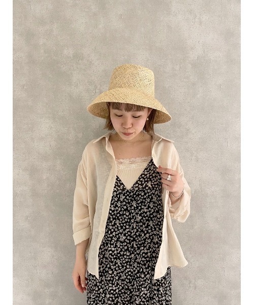 flower（フラワー）の「サマーバケットハット（ハット・レディース・ベージュ・FREE）」の14枚目の写真