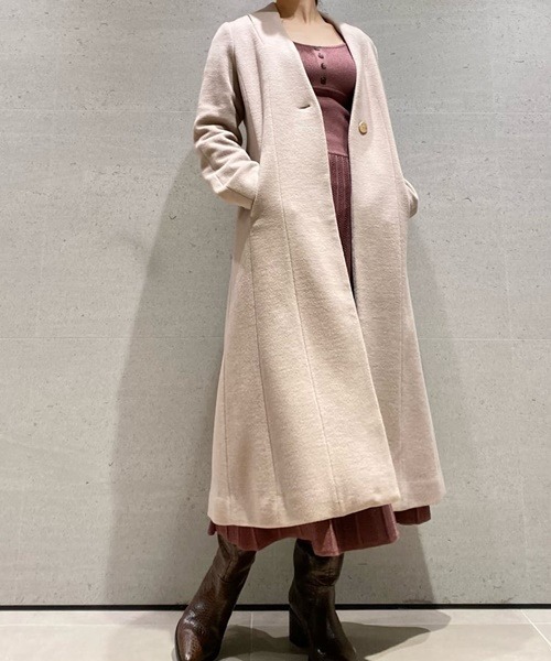 LILY BROWN（リリーブラウン）の「チェスターコート（チェスターコート・レディース・ブラック/ベージュ/ブラウン/ブルー・1/0）」の17枚目の写真