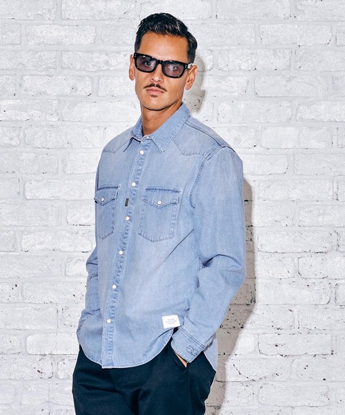 CRIMIE(クライミー)の「DENIM WESTERN SHIRT(シャツ/ブラウス・メンズ・ブラック/インディゴブルー・XL/M/L/XXL/S)」の13枚目の写真