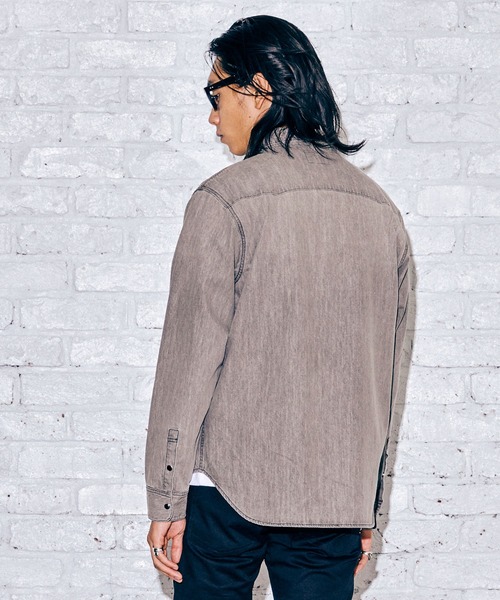 CRIMIE(クライミー)の「DENIM WESTERN SHIRT(シャツ/ブラウス・メンズ・ブラック/インディゴブルー・XL/M/L/XXL/S)」の10枚目の写真
