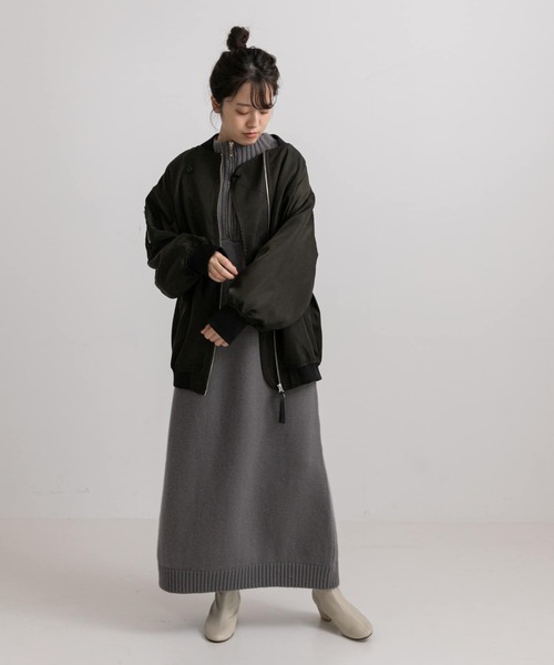 LAATO（ラート）の「NYLON BLOUSON（ブルゾン・レディース・オフホワイト/カーキ・FREE）」の19枚目の写真