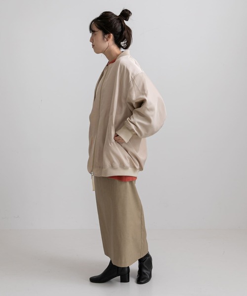 LAATO（ラート）の「NYLON BLOUSON（ブルゾン・レディース・オフホワイト/カーキ・FREE）」の16枚目の写真