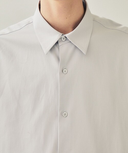 city（シティ）の「LONG SLEEVE SHIRTS（シャツ/ブラウス・メンズ・パープル/ライトグレー/グレイッシュベージュ・3/2/1）」の10枚目の写真