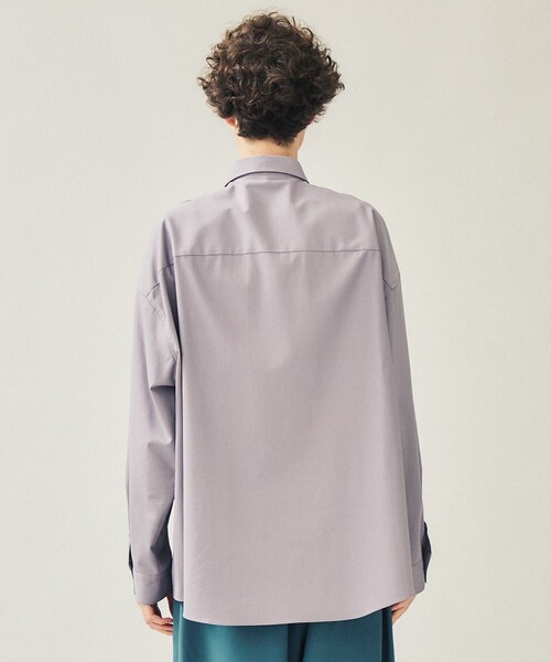 city（シティ）の「LONG SLEEVE SHIRTS（シャツ/ブラウス・メンズ・パープル/ライトグレー/グレイッシュベージュ・3/2/1）」の16枚目の写真