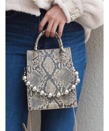 EVRIS | ボールチェーンスクエアショルダーBAG(ショルダーバッグ)