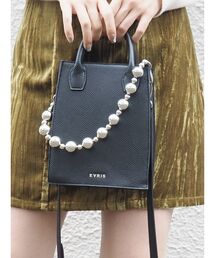 EVRIS | ボールチェーンスクエアショルダーBAG(ショルダーバッグ)