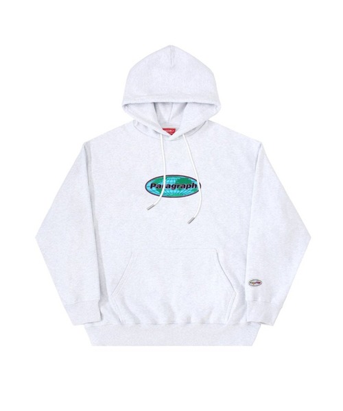 Paragraph（パラグラフ）の「【Paragraph】ワールドロゴパーカー／№36／21FW（パーカー・メンズ・ブラック/グレー/ライトグレー/グリーン・ﾌﾘ-）」の3枚目の写真