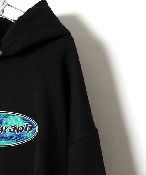 Paragraph（パラグラフ）の「【Paragraph】ワールドロゴパーカー／№36／21FW（パーカー・メンズ・ブラック/グレー/ライトグレー/グリーン・ﾌﾘ-）」の10枚目の写真