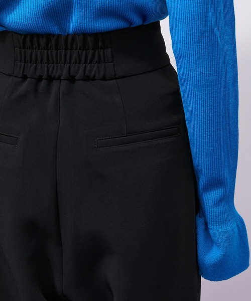 ADAM ET ROPE'(アダムエロペ)の「3マテリアルテーパードシルエットワイドパンツ(無地・チェック・千鳥)(その他パンツ・レディース・ブラック/グリーン/ピンク系その他2・38/36)」の14枚目の写真