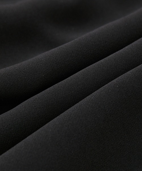 ADAM ET ROPE'(アダムエロペ)の「3マテリアルテーパードシルエットワイドパンツ(無地・チェック・千鳥)(その他パンツ・レディース・ブラック/グリーン/ピンク系その他2・38/36)」の9枚目の写真