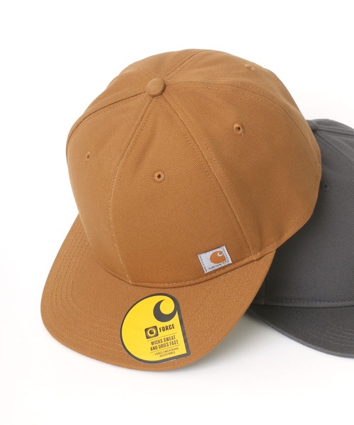Carhartt(カーハート)の「carhartt/カーハート ASHLAND CAP/アッシュランド キャップ/ワンポイント ロゴ キャップ(キャップ・メンズ・チャコールグレー/ブラック/ブラウン・FREE)」の1枚目の写真
