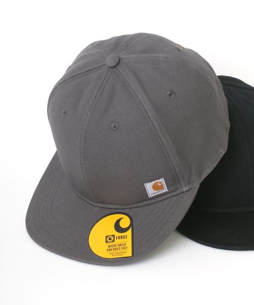 Carhartt(カーハート)の「carhartt/カーハート ASHLAND CAP/アッシュランド キャップ/ワンポイント ロゴ キャップ(キャップ・メンズ・チャコールグレー/ブラック/ブラウン・FREE)」の3枚目の写真