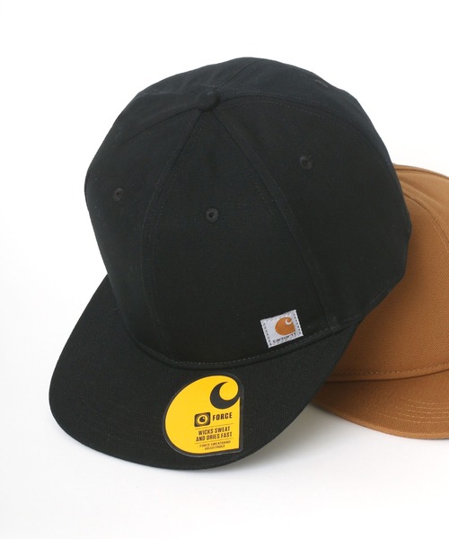 Carhartt(カーハート)の「carhartt/カーハート ASHLAND CAP/アッシュランド キャップ/ワンポイント ロゴ キャップ(キャップ・メンズ・チャコールグレー/ブラック/ブラウン・FREE)」の2枚目の写真