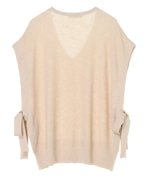 CRAFT STANDARD BOUTIQUE（クラフトスタンダードブティック）の「カノコニットベスト　＊（ベスト・レディース・アイボリー/チャコールグレー/ブラウン・FREE）」の9枚目の写真