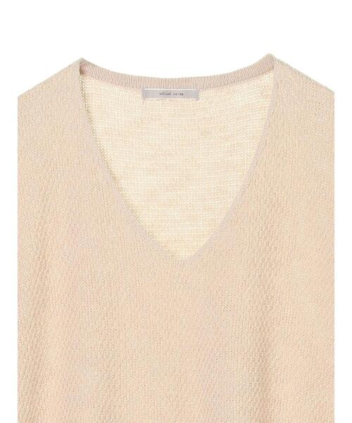 CRAFT STANDARD BOUTIQUE（クラフトスタンダードブティック）の「カノコニットベスト　＊（ベスト・レディース・アイボリー/チャコールグレー/ブラウン・FREE）」の10枚目の写真