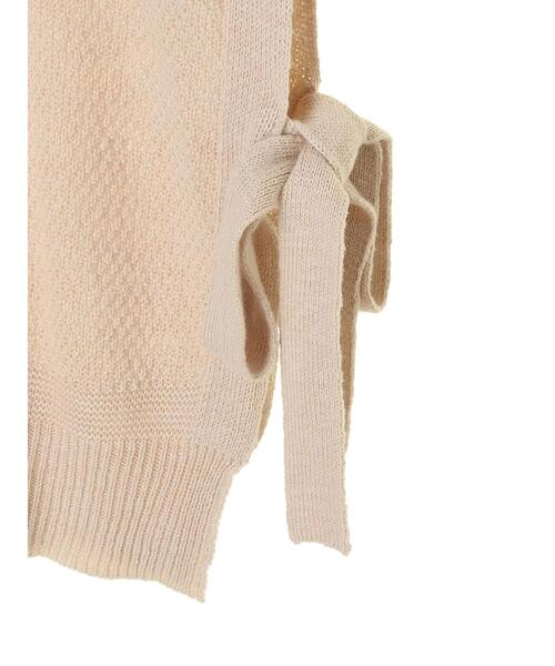 CRAFT STANDARD BOUTIQUE（クラフトスタンダードブティック）の「カノコニットベスト　＊（ベスト・レディース・アイボリー/チャコールグレー/ブラウン・FREE）」の14枚目の写真