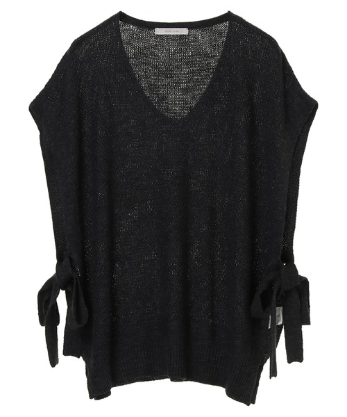 CRAFT STANDARD BOUTIQUE（クラフトスタンダードブティック）の「カノコニットベスト　＊（ベスト・レディース・アイボリー/チャコールグレー/ブラウン・FREE）」の2枚目の写真