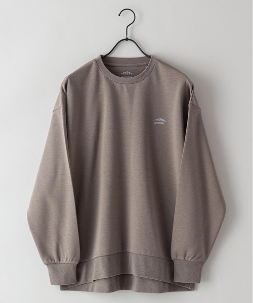 OUTDOOR PRODUCTS APPAREL(アウトドアプロダクツアパレル)の「【OUTDOOR PRODUCTS/アウトドアプロダクツ】防シワ UVカット ポンチ素材使用 CAMPモチーフデザインスウェットトレーナー イージーケア商品(スウェット・レディース・カーキ/アイボリー/ブラック・FREE)」の10枚目の写真