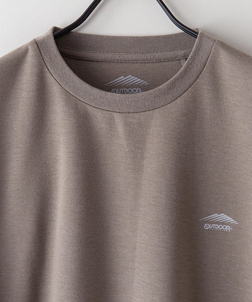 OUTDOOR PRODUCTS APPAREL(アウトドアプロダクツアパレル)の「【OUTDOOR PRODUCTS/アウトドアプロダクツ】防シワ UVカット ポンチ素材使用 CAMPモチーフデザインスウェットトレーナー イージーケア商品(スウェット・レディース・カーキ/アイボリー/ブラック・FREE)」の8枚目の写真