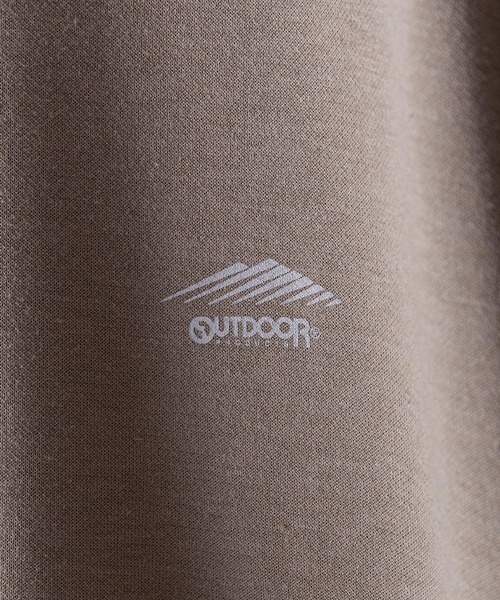 OUTDOOR PRODUCTS APPAREL(アウトドアプロダクツアパレル)の「【OUTDOOR PRODUCTS/アウトドアプロダクツ】防シワ UVカット ポンチ素材使用 CAMPモチーフデザインスウェットトレーナー イージーケア商品(スウェット・レディース・カーキ/アイボリー/ブラック・FREE)」の7枚目の写真