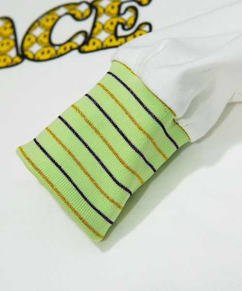 NON TOKYO（ノントーキョー）の「PRINT LONG T-SHIRT（PEACE）（Tシャツ/カットソー・レディース・ホワイト/ブラック・FREE）」の14枚目の写真