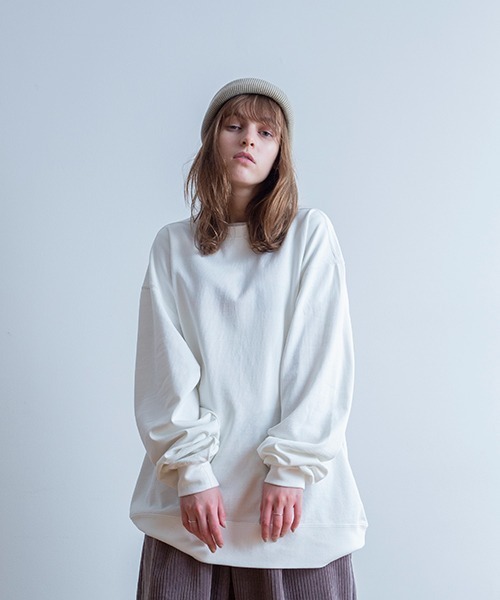 Universal Style Wear(ユニバーサルスタイルウェア)の「Universal Style Wear シーム ロンT(Tシャツ/カットソー・メンズ・ブラウン/ホワイト/ブラック・X-LARGE/LARGE/MEDIUM)」の2枚目の写真