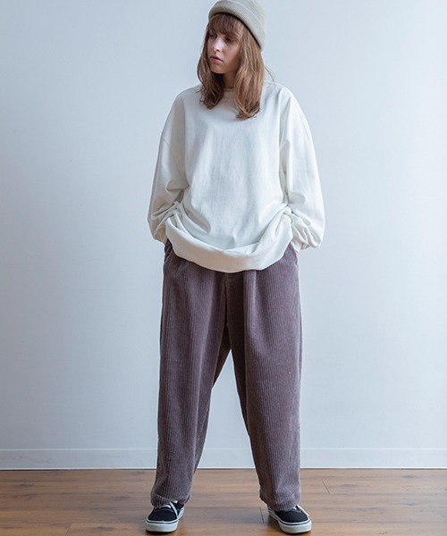 Universal Style Wear(ユニバーサルスタイルウェア)の「Universal Style Wear シーム ロンT(Tシャツ/カットソー・メンズ・ブラウン/ホワイト/ブラック・X-LARGE/LARGE/MEDIUM)」の4枚目の写真