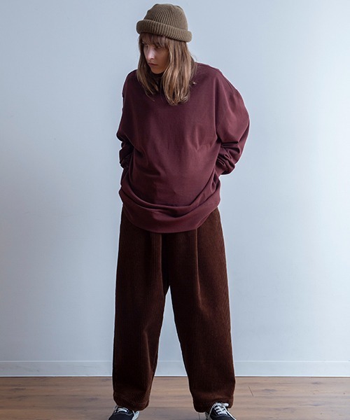 Universal Style Wear(ユニバーサルスタイルウェア)の「Universal Style Wear シーム ロンT(Tシャツ/カットソー・メンズ・ブラウン/ホワイト/ブラック・X-LARGE/LARGE/MEDIUM)」の19枚目の写真