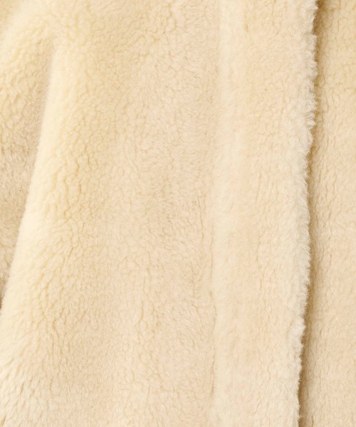 OUVRAGE CLASSE(ウヴラージュクラス)の「【SMUK/スムーク】エコファーフードジャケット(その他アウター・レディース・ベージュ/アイボリー・FREE)」の21枚目の写真