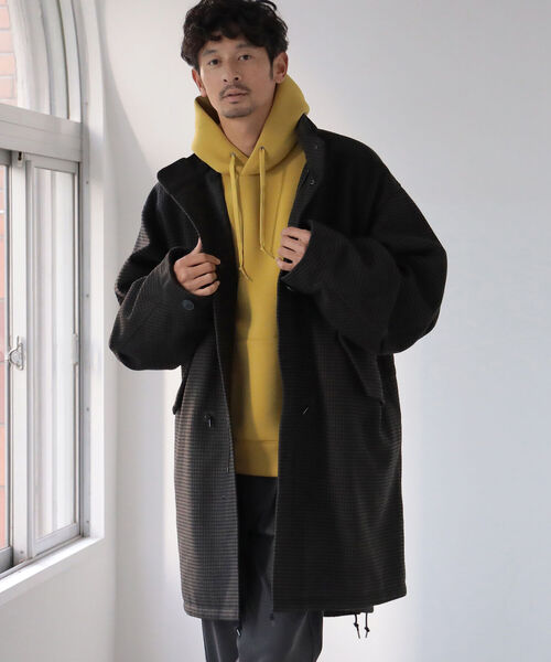 B:MING by BEAMS(ビーミングバイビームス)の「B:MING by BEAMS / ハイブリッド メルトン モッズ コート(その他アウター・メンズ・オリーブ/ブラウン系その他4・SMALL/MEDIUM/LARGE/X-LARGE)」の11枚目の写真