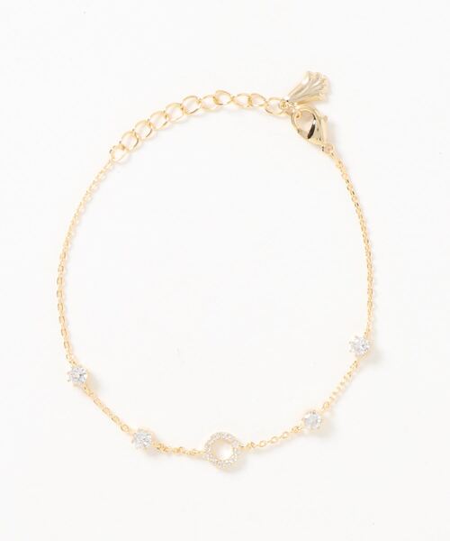 Phoebe（フィービィー）の「ステーションビジューブレスレット（ブレスレット・レディース・イエローゴールド・FREE）」の5枚目の写真