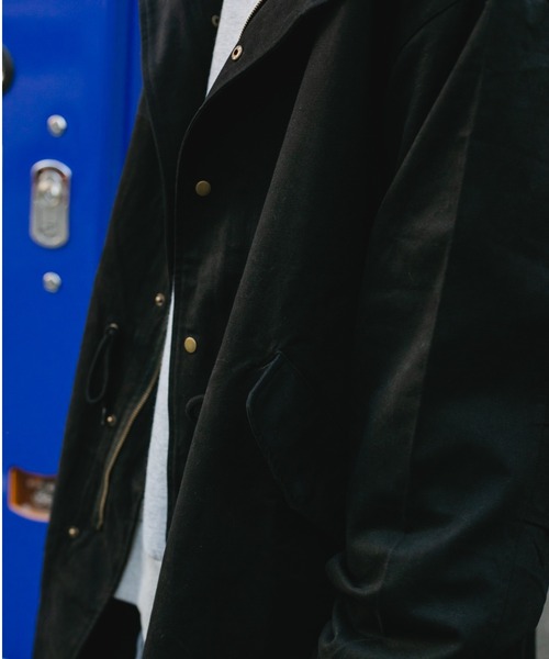 BROKEN BASE（ブロークンベース）の「M-65 ノーフーディーモッズコート（モッズコート・メンズ・ホワイト/ブラック/カーキ・MEDIUM/LARGE）」の16枚目の写真