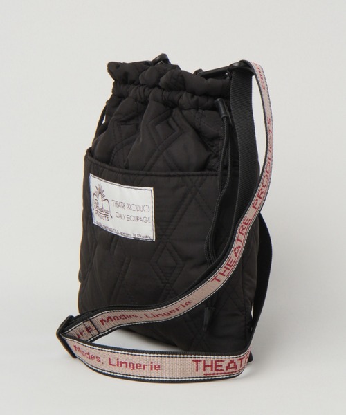 THEATRE PRODUCTS（シアタープロダクツ）の「【THEATRE PRODUCTS/シアタープロダクツ】キルティング巾着バッグ/239748（ショルダーバッグ・メンズ・ブラック/オリーブ/マスタード/ワインレッド・FREE）」の19枚目の写真