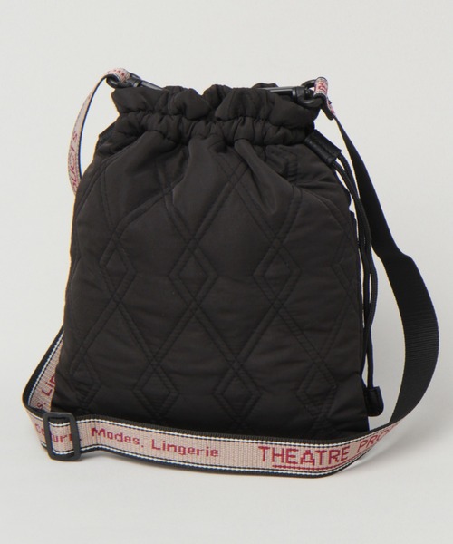 THEATRE PRODUCTS（シアタープロダクツ）の「【THEATRE PRODUCTS/シアタープロダクツ】キルティング巾着バッグ/239748（ショルダーバッグ・メンズ・ブラック/オリーブ/マスタード/ワインレッド・FREE）」の18枚目の写真